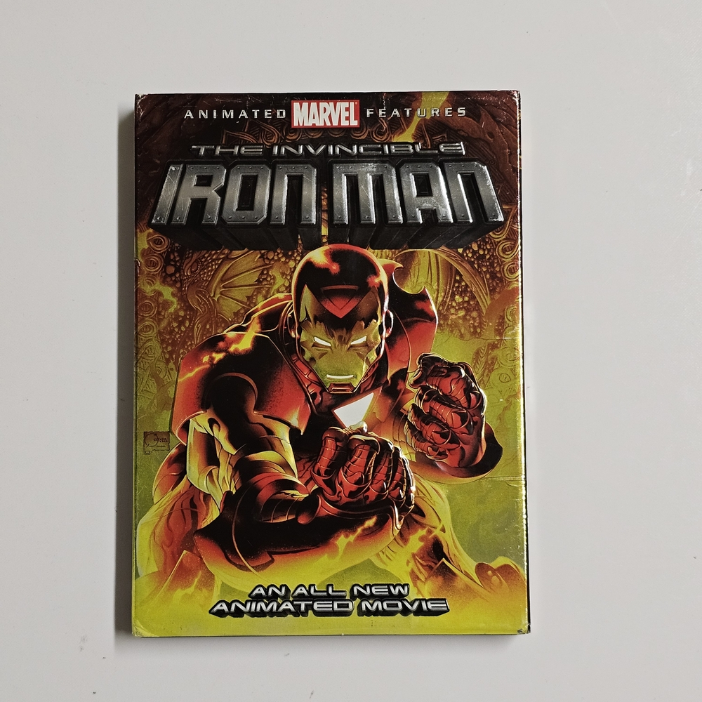 The Invincible Iron Man (DVD, 2007) – Marvel Animated Feature Slipcover Included